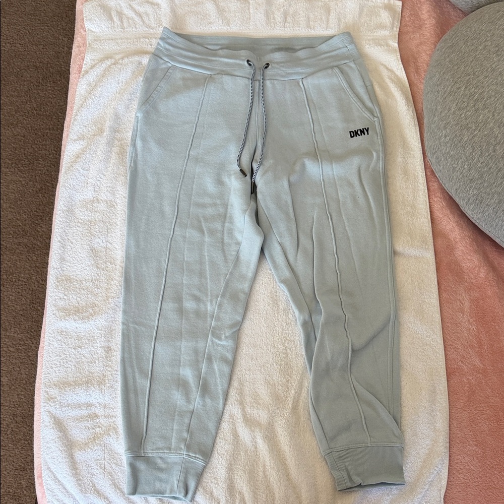 DKNY women’s blue Joggers with Drawstring